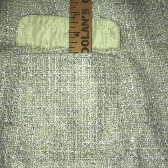JACLYN SMITH blazer jacket tweed fully lined pearl buttons 2 pockets NEW size 8 - Picture 11 of 12